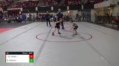 46 lbs Champ. Round 2 - Richard Treiber, Team Champs vs Bridger Sullivan, Stillwater Gladiators