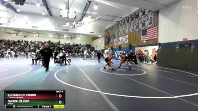 150 lbs Quarterfinal - Mason Eligio, Ayala vs Alexander Marin, Corona Senior