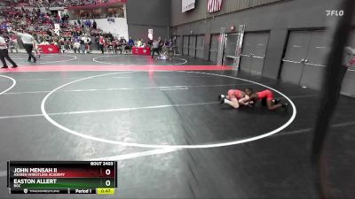 79 lbs Cons. Round 2 - Easton Allert, BGC vs John Mensah II, Askren Wrestling Academy