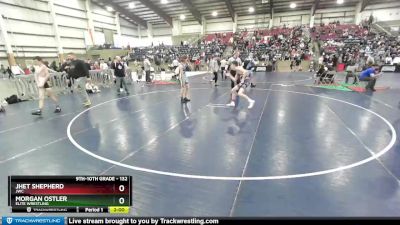 132 lbs Cons. Round 2 - Jhet Shepherd, JWC vs Morgan Ostler, Elite Wrestling