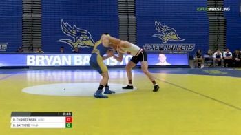 174 lbs RYAN CHRISTENSEN, WISC vs BRYAN BATTISTO, CSUB