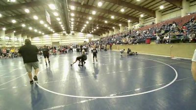 75 lbs Champ. Round 1 - Kreedyn Evans, Cougar Wrestling Club vs Wylee Ferguson, Juab Wrestling Club