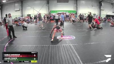 101 lbs Round 2 (4 Team) - Gable Hargrove, Storm Wrestling Center vs Xavier Mance, Level Up Wrestling