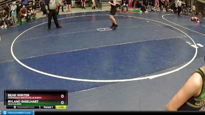 102 lbs Cons. Round 4 - Bear Winter, Sanderson Wrestling Academy vs Ryland Ingelhart, High Kaliber