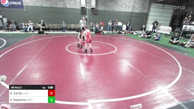 73 lbs Rr Rnd 3 - Aiden Carter, Lusk Rawhide vs Vinny Sapienza, Wrecking Crew