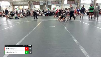 92 lbs Round 3 - Dom Morrison, PA Alliance Black vs Jordan Manyette, Terps Xtreme