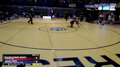 116 lbs Quarterfinal - Fallon Chavez-Bravo, Trinidad State vs Josiah Ortiz, Unattached - Fort Hays State