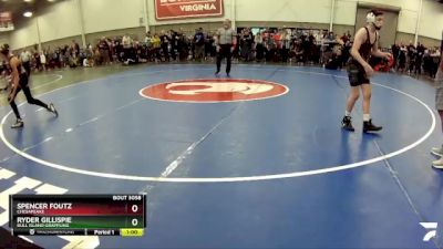 97 lbs Cons. Round 2 - Ryder Gillispie, Bull Island Grappling vs Spencer Foutz, Chesapeake