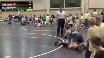 140 lbs Finals (2 Team) - Bryson Breeden, Tennessee Blue vs Jake Van De Reit, Missouri Gold