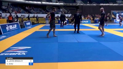 ADAM JOHN BRADLEY vs CARLOS DIAZ 2019 World IBJJF Jiu-Jitsu No-Gi Championship