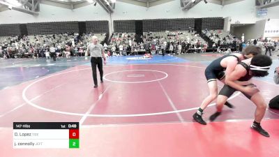 147-H lbs Consi Of 16 #1 - Damian Lopez, Tiger Wrestling Club (TWC) vs Joseph Connolly, Jefferson Township