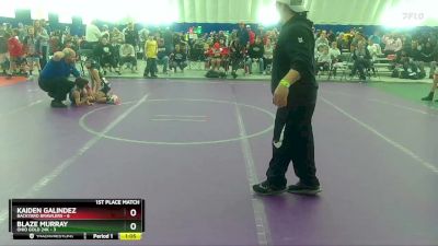 56 lbs Finals (2 Team) - Kaiden Galindez, Backyard Brawlers vs Blaze Murray, Ohio Gold 24k