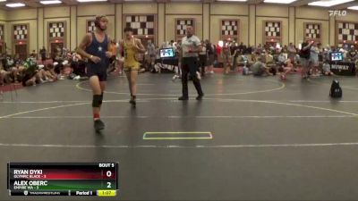 125 lbs Round 2 (6 Team) - Ryan Dyki, Olympic Black vs Alex Oberc, Empire WA