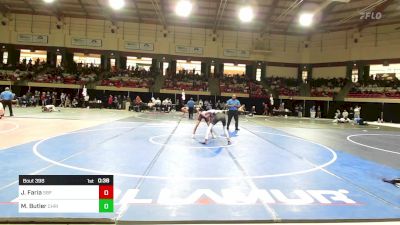 138 lbs Consi Of 16 #1 - Joao Faria, St. Benedict's Prep vs Mason Butler, Christian Brothers