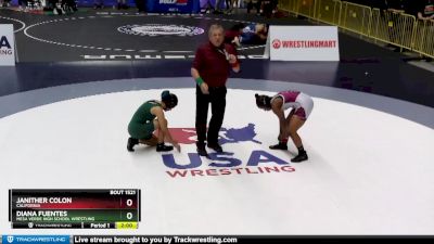 100 lbs Semifinal - Janither Colon, California vs Diana Fuentes, Mesa Verde High School Wrestling