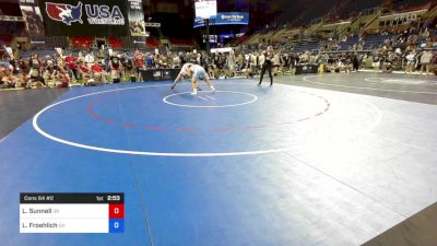 182 lbs Cons 64 #2 - Logan Sunnell, Oregon vs Landon Froehlich, Ohio