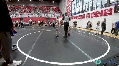 61 lbs Consi Of 4 - Keegan Myers, Cushing vs Maddox Perry, Choctaw Ironman Youth Wrestling