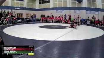 95 lbs Semis (4 Team) - Oscar Garcia, Franklin Community vs Colin Strayer, Crown Point