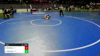 75 lbs Round Of 32 - Rylan Ghattas, M2tcnj vs Julius Feliciano, Toms River