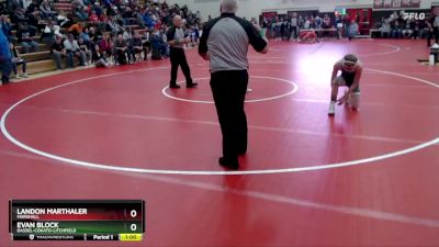 127 lbs Cons. Round 4 - Landon Marthaler, Marshall vs Evan Block, Dassel-Cokato-Litchfield