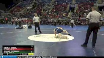 113 lbs Semis & 1st Wb (8 Team) - Tanner Thoreson, E4-West Fargo vs Koltyn Grebel, E2-Valley City