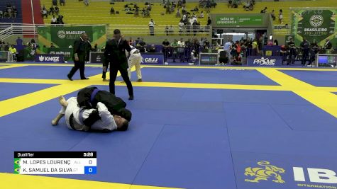 MURILO LOPES LOURENÇO vs KLAYVERT SAMUEL DA SILVA 2024 Brasileiro Jiu-Jitsu IBJJF