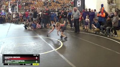 47 lbs Round 3 - Scarlett Thompson, Waynesville Spartans vs Dawson Brown, Ohio G2