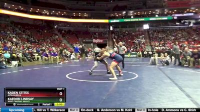 1A-170 lbs Cons. Round 3 - Kaedon Lindsay, West Central Valley vs Kaden Stites, Alta/Aurelia