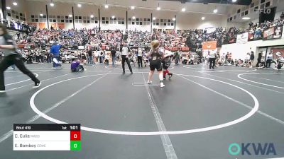 Quarterfinal - Cash Culie, Wagoner Takedown Club vs Emma Bomboy, Coweta Tiger Wrestling