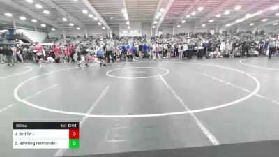 160 lbs Consi Of 16 #1 - Joseph Griffin, IL vs Zion Bowling Hernandez, CA