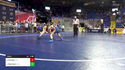 100 lbs Consy 4 - Jake Kroope, Emmaus vs Jax Brentzel, Penn Trafford