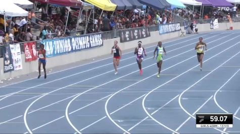 Youth Girls' 400m Championship, Semi-Finals 7 - Age 13