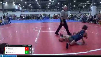 70 lbs Round 3 (6 Team) - Nick Novario, GREAT NECK WC - GOLD vs Max Behrooz, BLACKHAWK WC