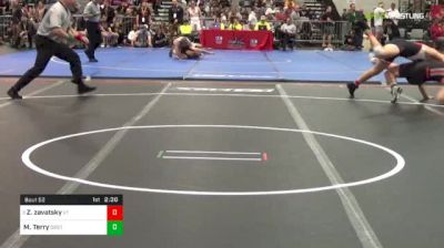 184 lbs Rd Of 64 - Zack Zavatsky, Virginia Tech vs Myles Terry, Oregon State