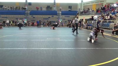 97 lbs Cons. Semi - Kymani Caldwell, Glenarden Bulldogs vs Grayson Richburg, St Frances Jaguars