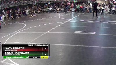 48-49 lbs Cons. Semi - Rogue Majerowicz, The Best Wrestler vs Jaxyn Pfanstiel, Weeping Water