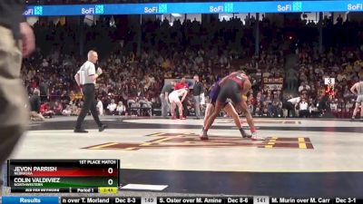 133 lbs Final - Jevon Parrish, Nebraska vs Jens Lantz, Wisconsin