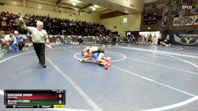 138 lbs Cons. Round 2 - Davonne Dixon, Los Altos vs Elijah Flores, Santa Fe