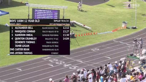 Youth Boys' 100m, Prelims 5 - Age 12