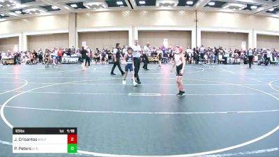 65 lbs Round Of 16 - Jaxon Crisantos, Wolfpack WC vs Paulele Peters, LV Bear WC