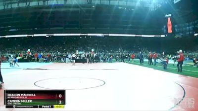 D2-144 lbs Cons. Round 2 - Camden Miller, Gull Lake HS vs Deacon MacNeill, BH Brother Rice HS