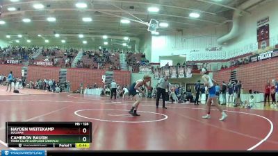 126 lbs Cons. Round 3 - Cameron Baugh, Terre Haute Northside Wrestlin vs Hayden Weitekamp, Sullivan