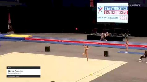 Nerea Francis - Ball, Gymnast Factory - 2021 USA Gymnastics Championships