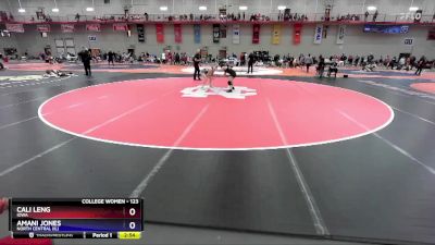 123 lbs Semifinal - Amani Jones, North Central (IL) vs Cali Leng, Iowa