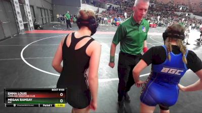 138 lbs Cons. Round 3 - Emma Louis, Lakeland Wrestling Club vs Megan Ramsay, BGC