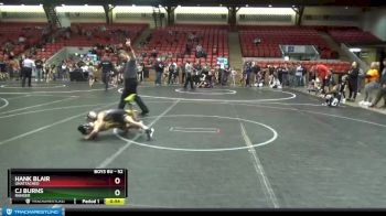 52 lbs Round 1 - Cj Burns, Ranger vs Hank Blair, Unattached