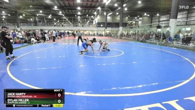 165 lbs Round 1 (4 Team) - Jack Harty, RALEIGH AREA WRESTLING vs Dylan Miller, GRAPPLERS GARAGE