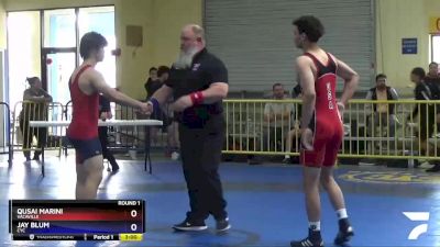 67kg/147.7 Pool A Round 1 - Qusai Marini, Vacaville vs Jay Blum, CYC