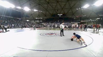 63 lbs Quarterfinal - Ace Carpio, Federal Way Spartans Wrestling vs Kai Button, Blaine Barracudas Wrestling Club