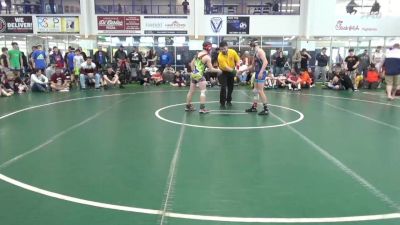 114 lbs Round 1 - Lincoln Hinchman, Patriots WC WV vs Tristen Dood, Grandville WC